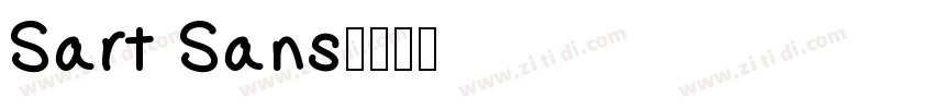 Sart Sans字体转换